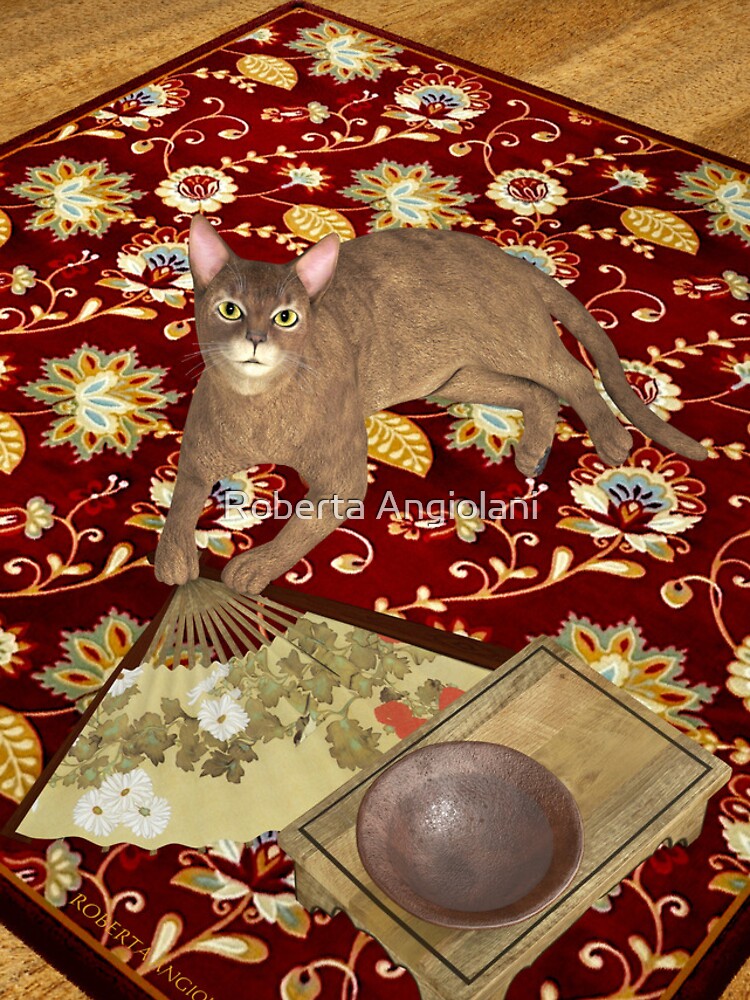Thumbnail 4 of 4, iPhone Case, Cat on the Rug N.3 designed and sold by Rori.
