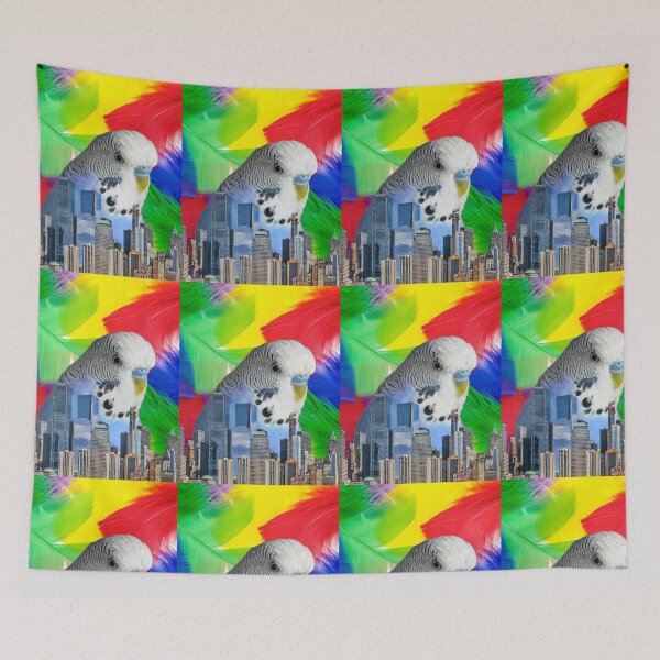 Item preview, Budgie at Large designed and sold by CannyGoods.