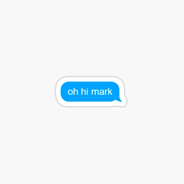 Artikel-Vorschau von Oh Hallo Mark Nachricht, designt und verkauft von MWalu.