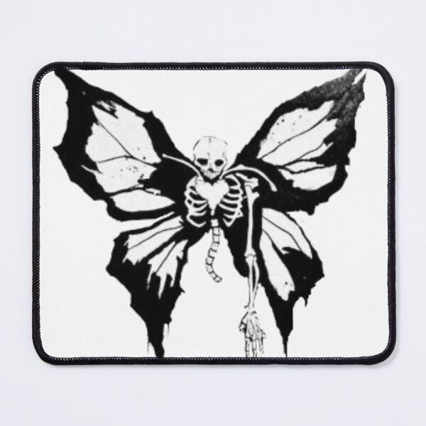 Item preview, butterfly skeleton aesthetic cyber goth designed and sold by BrontesWhimsyStore.