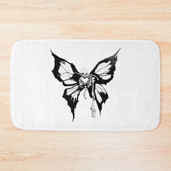 Item preview, butterfly skeleton aesthetic cyber goth designed and sold by BrontesWhimsyStore.