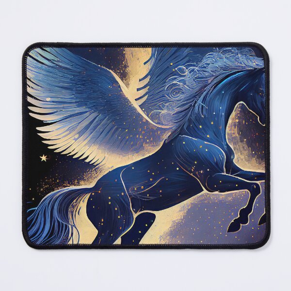 Item preview, Winged Horse on Starry Night designed and sold by SoloSeal.