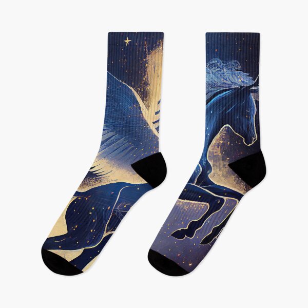 Item preview, Winged Horse on Starry Night designed and sold by SoloSeal.