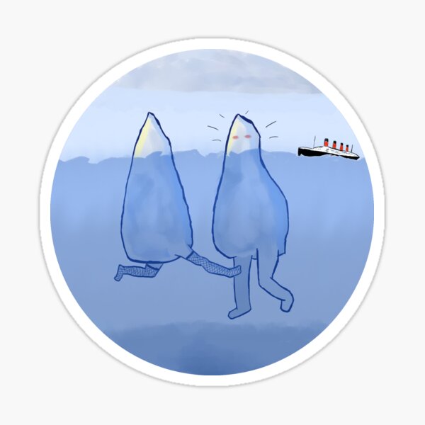 Item preview, Flirting icebergs designed and sold by EdTupelo.