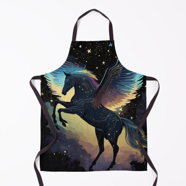 Artikelvorschau, Winged Horse on Starry Night entworfen und verkauft von SoloSeal.