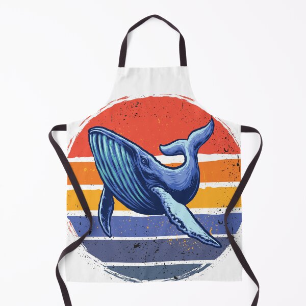 Item preview, Retro Vintage Océano Ballena Jorobada Verano Atardecer designed and sold by Cherry-Lemontie.