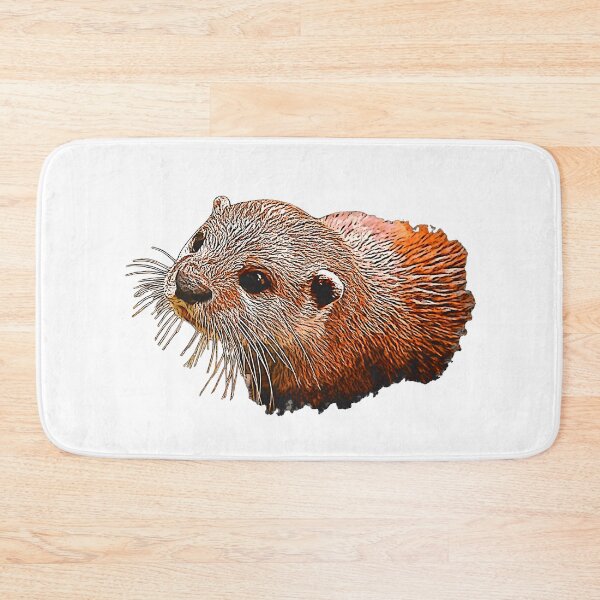 Item preview, Otter canvas pattern, animal lover outfits, adorable ottershirts designed and sold by Kirei-Lily.