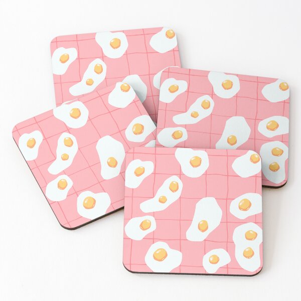 Item preview, Fried eggs pink designed and sold by kostolom3000.