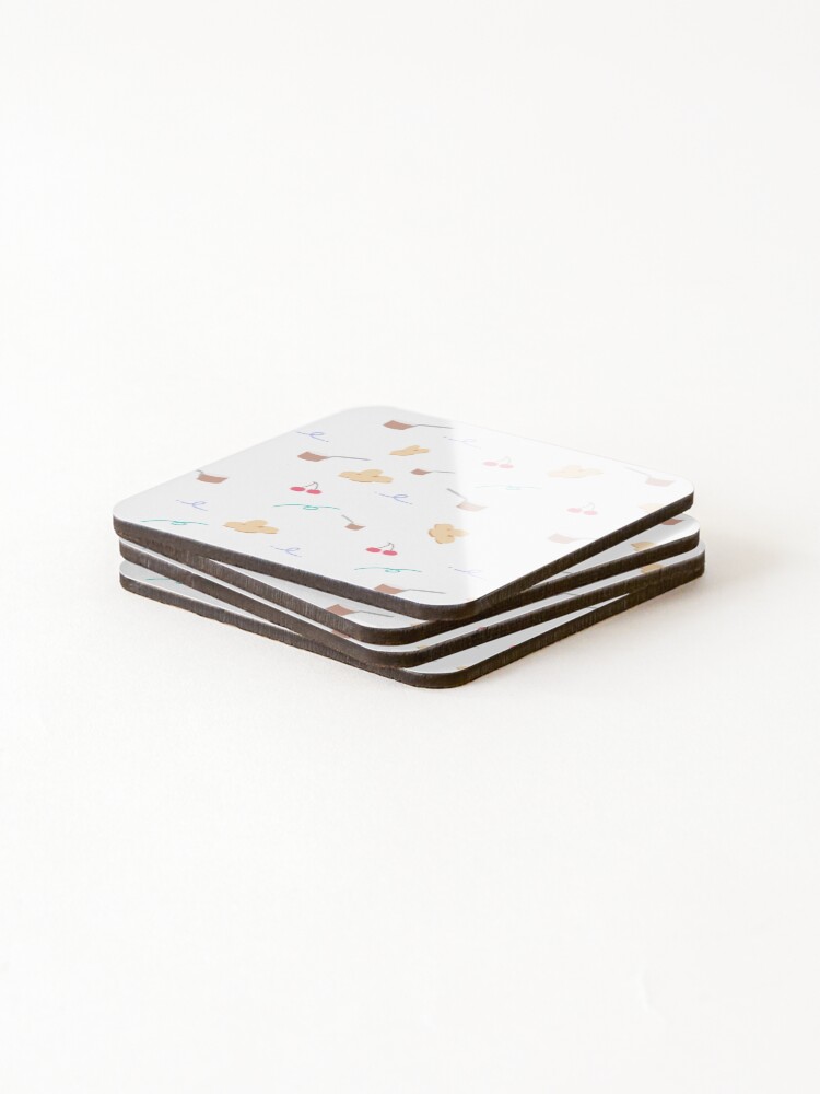 Thumbnail 4 of 5, Coasters (Set of 4), Kitchen Background  designed and sold by CSCool.