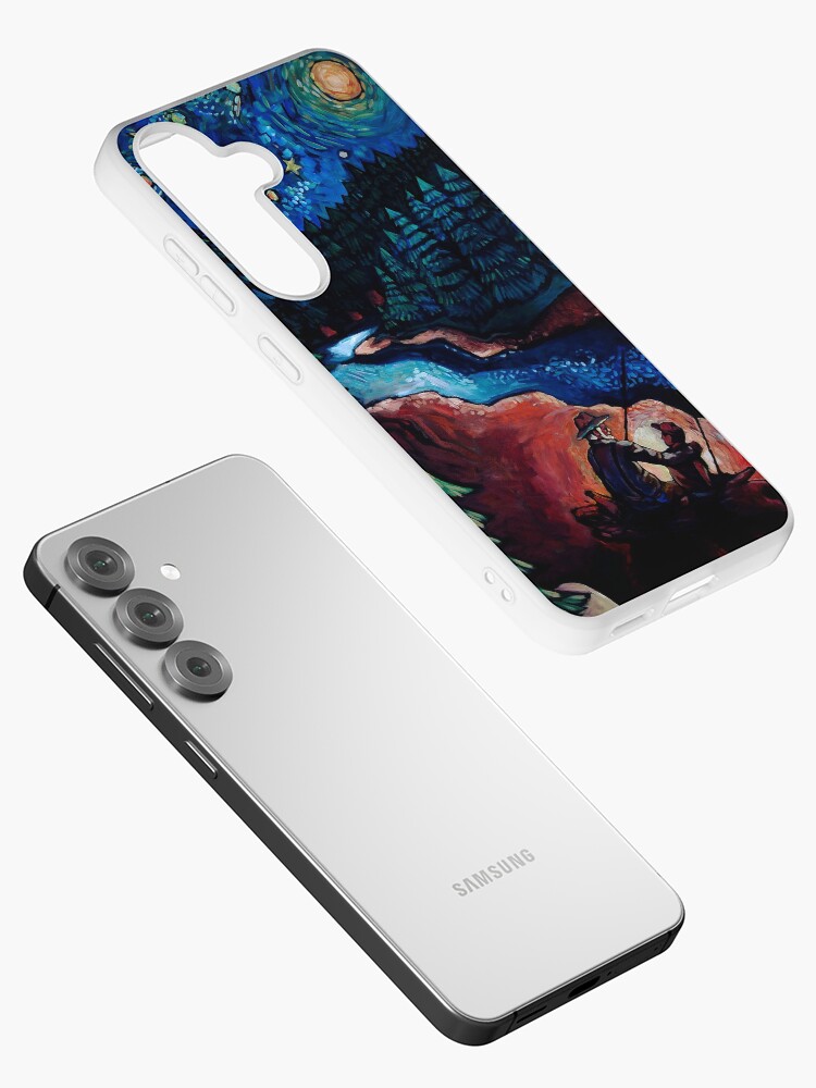 Thumbnail 2 of 4, Samsung Galaxy Phone Case, "Fishing Trips" by Chad Elliott designed and sold by Wildermans.