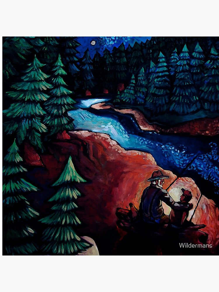 Thumbnail 2 of 2, Tote Bag, "Fishing Trips" by Chad Elliott designed and sold by Wildermans.