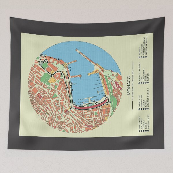 Item preview, Monaco Grand Prix (Light Colors Version) designed and sold by BGALAXY.