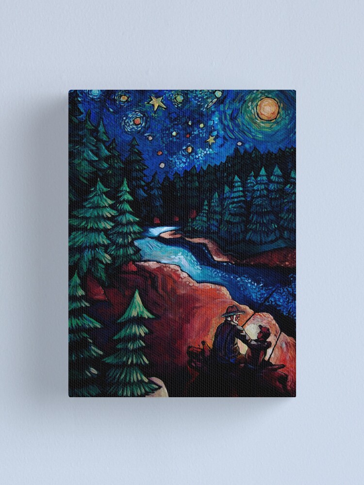 Thumbnail 1 of 3, Canvas Print, "Fishing Trips" by Chad Elliott designed and sold by Wildermans.