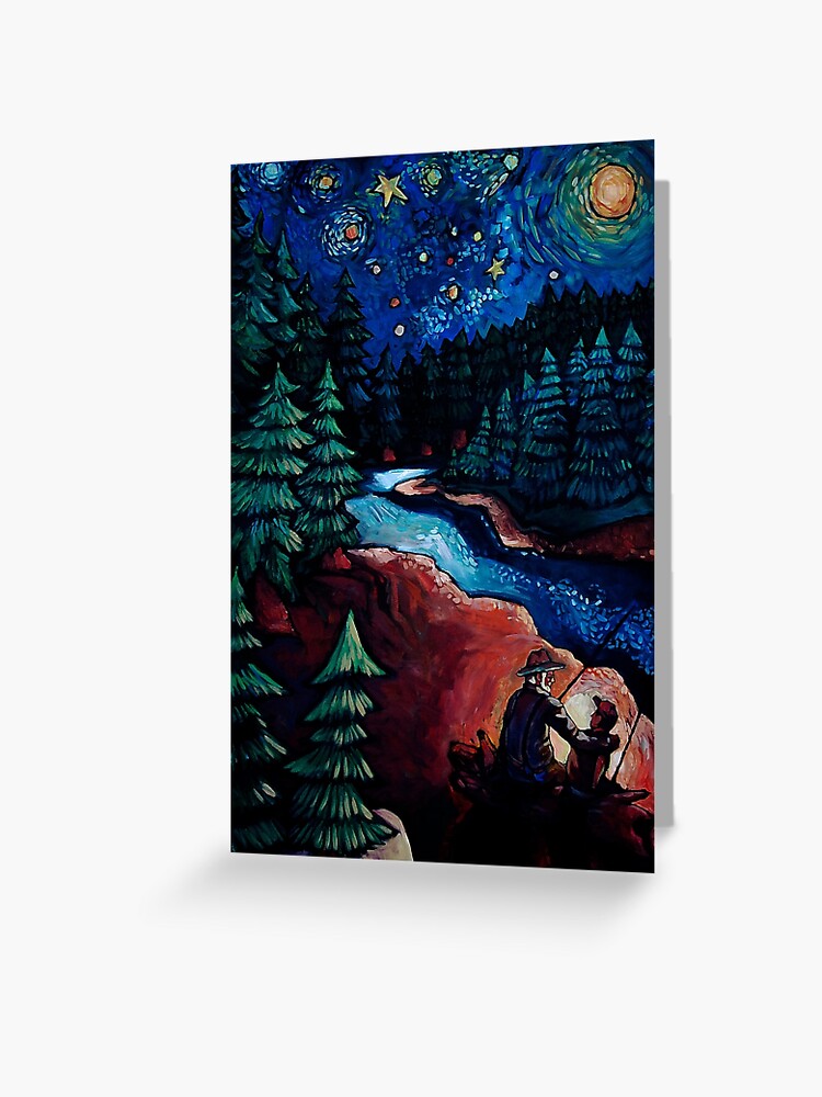 Thumbnail 1 of 2, Greeting Card, "Fishing Trips" by Chad Elliott designed and sold by Wildermans.