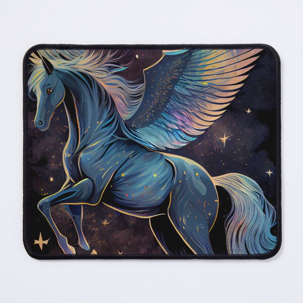 Item preview, Winged Horse on Starry Night designed and sold by SoloSeal.