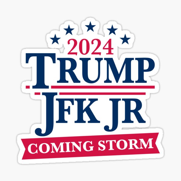 "Trump & JFK Jr 2024" Sticker for Sale by TKSparrow Redbubble