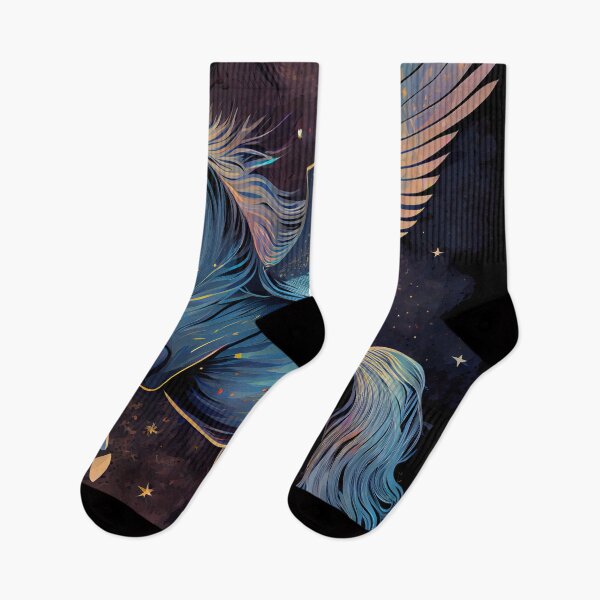 Item preview, Winged Horse on Starry Night designed and sold by SoloSeal.