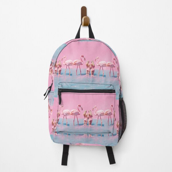 Women with flamingos Backpack