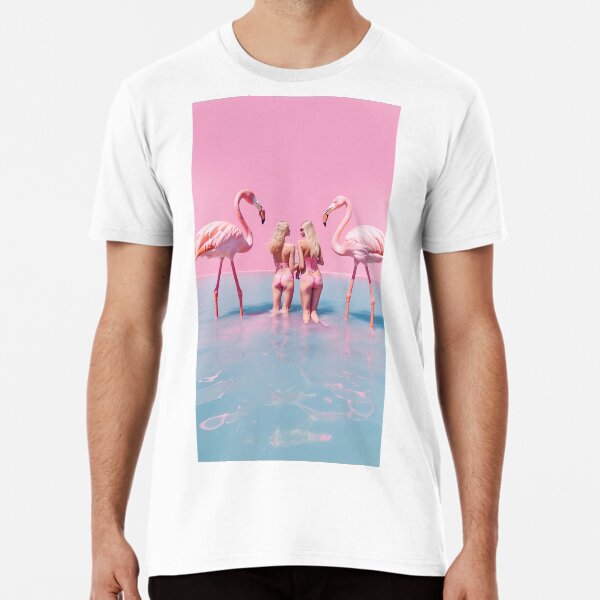 Women with flamingos Premium T-Shirt