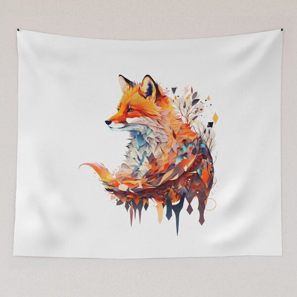 Item preview, Beautiful Colorful Fox designed and sold by ekachar.