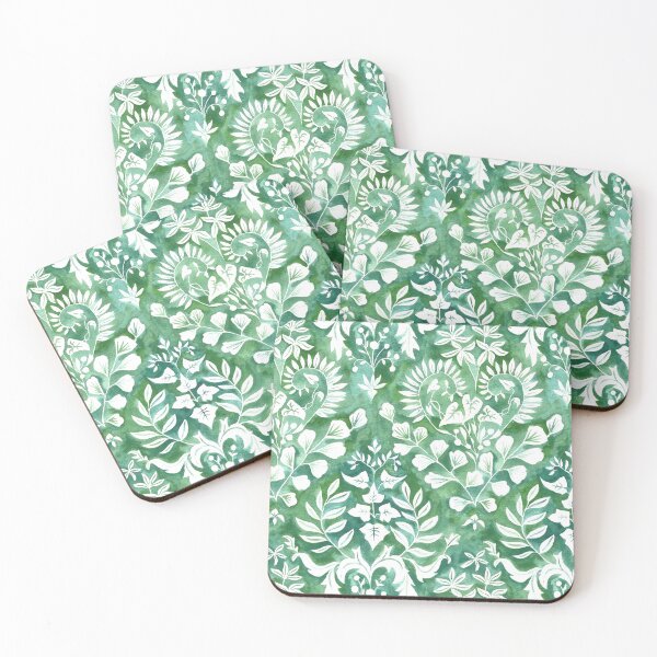Item preview, Negative Space Botanical Watercolor  designed and sold by TigaTiga.