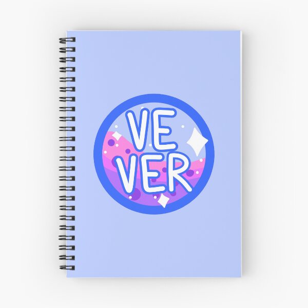 Item preview, ve/ver boba azul neón y morado designed and sold by pridefrogprints.