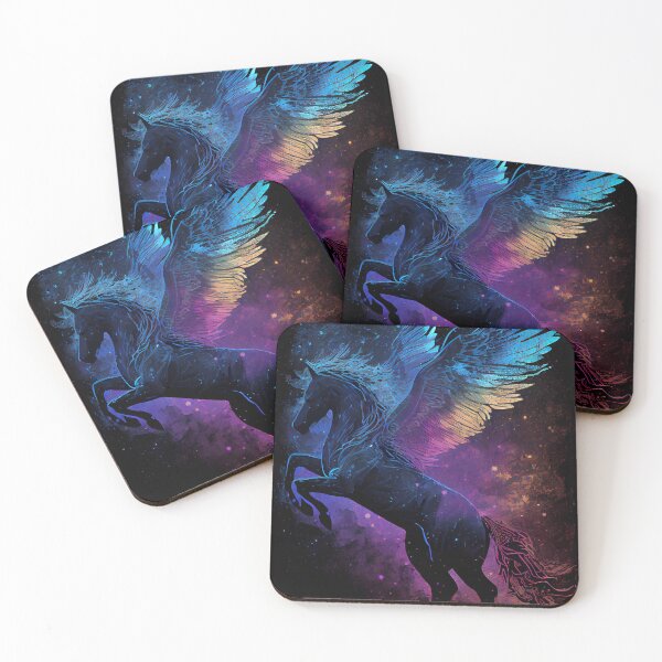 Item preview, Winged Horse on Starry Night designed and sold by SoloSeal.