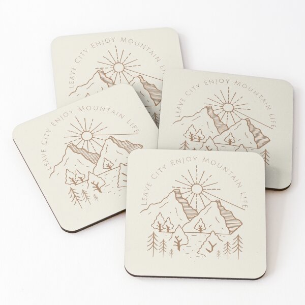 Item preview,  Leave City Enjoy Mountain Life designed and sold by SlimAwayhaha.