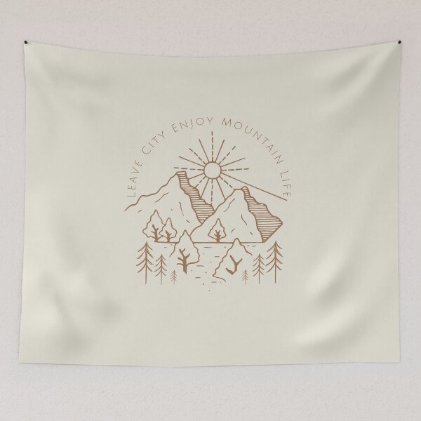 Item preview,  Leave City Enjoy Mountain Life designed and sold by SlimAwayhaha.