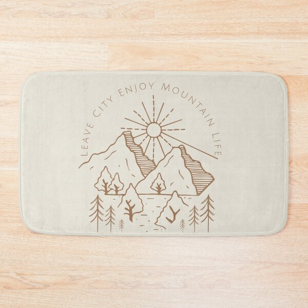 Item preview,  Leave City Enjoy Mountain Life designed and sold by SlimAwayhaha.