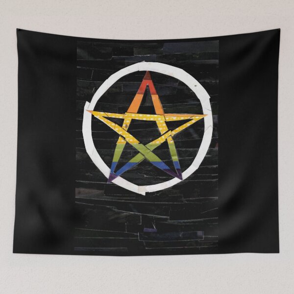 Item preview, Gay Pride Pentagram designed and sold by cajunhusker.