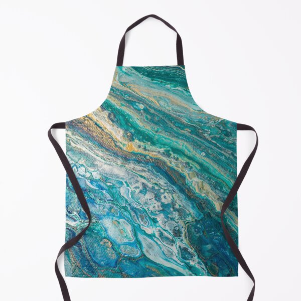 Item preview, Abstract acrylic fluid art painting designed and sold by salarkoshop.