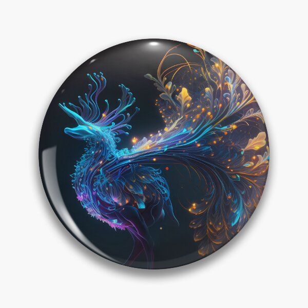 Item preview, Colorful fiber optic alien bird designed and sold by qrixni.