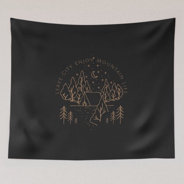 Item preview, Leave City Enjoy Mountain Life designed and sold by SlimAwayhaha.