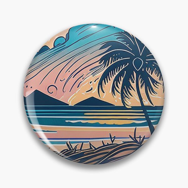 Item preview, Hawaii Vector Art Illustration designed and sold by LessSugar.