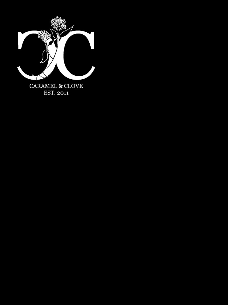 Thumbnail 7 of 7, Oversized T-Shirt, Caramel & Clove Logo (White Design) designed and sold by PlanarProd.