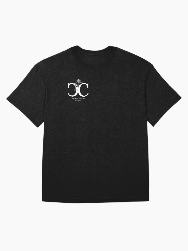 Thumbnail 3 of 7, Oversized T-Shirt, Caramel & Clove Logo (White Design) designed and sold by PlanarProd.