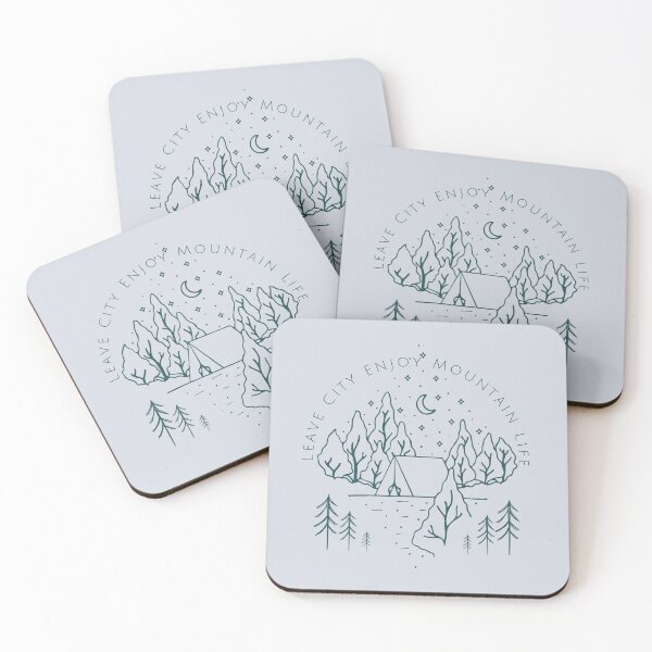 Item preview,  Leave City Enjoy Mountain Life designed and sold by SlimAwayhaha.