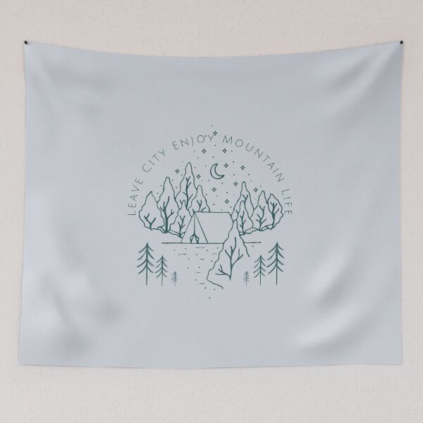 Item preview,  Leave City Enjoy Mountain Life designed and sold by SlimAwayhaha.