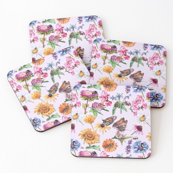 Item preview, Pollinator Friendly Flowers Pattern designed and sold by Katariina Purru.