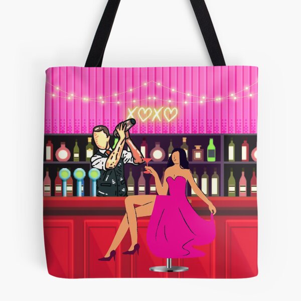 Item preview, Glam Lady at a Bar designed and sold by MandySJ.