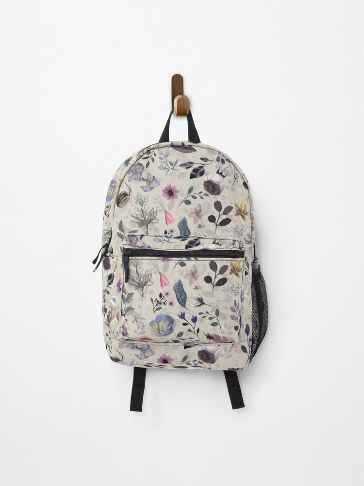 Thumbnail 1 of 3, Backpack, Botanical Pattern designed and sold by EMMARE.