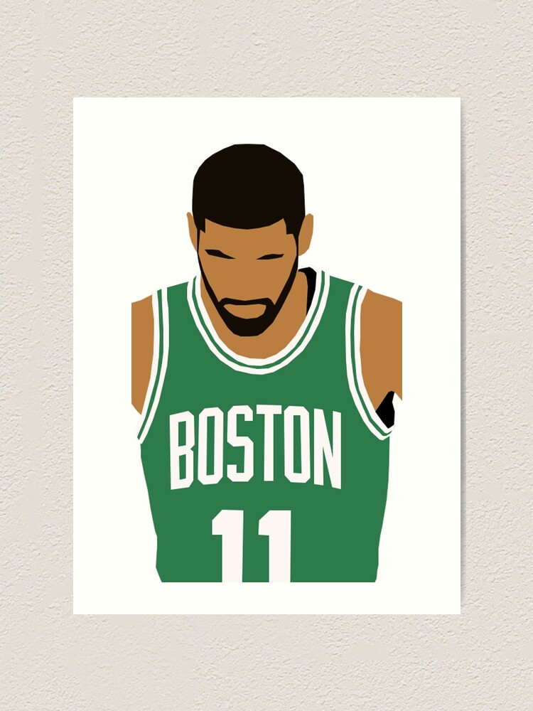 Kyrie Irving Boston Celtics NBA Player Digital Art by Afrio