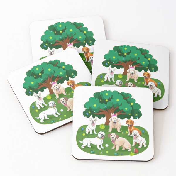 Item preview, Playful Dogs in the Park Artwork for a Fun and Lively Look designed and sold by MediaPOX.