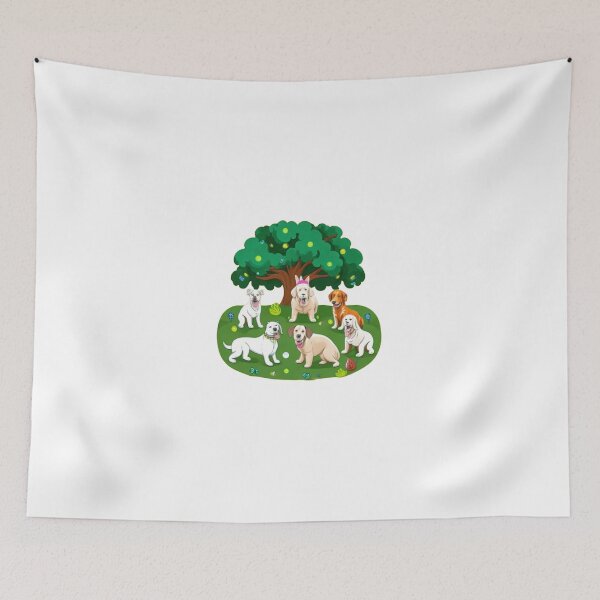 Item preview, Playful Dogs in the Park Artwork for a Fun and Lively Look designed and sold by MediaPOX.