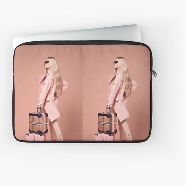 Travel Blonde Woman Laptop Sleeve