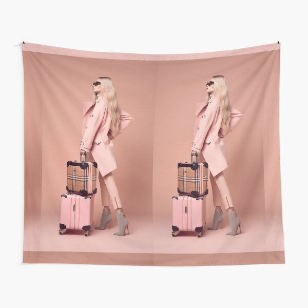 Travel Blonde Woman Tapestry