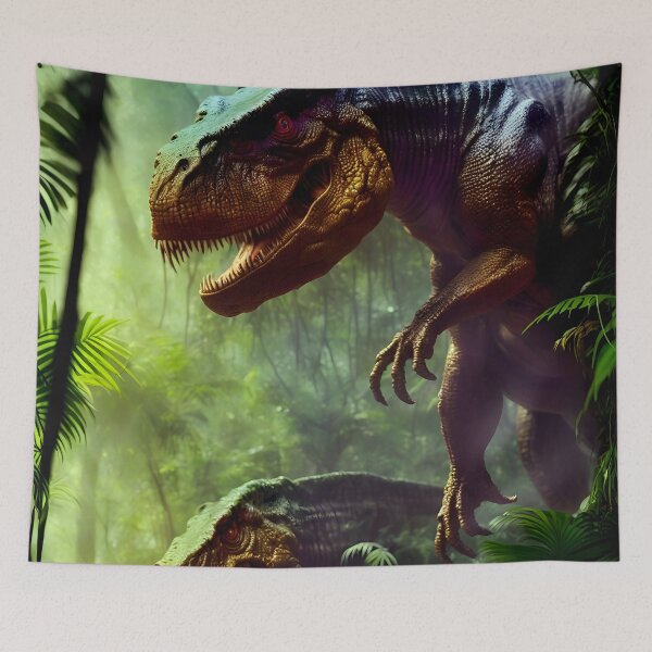 Item preview, Dinosaurs hunting their prey designed and sold by magikman65.