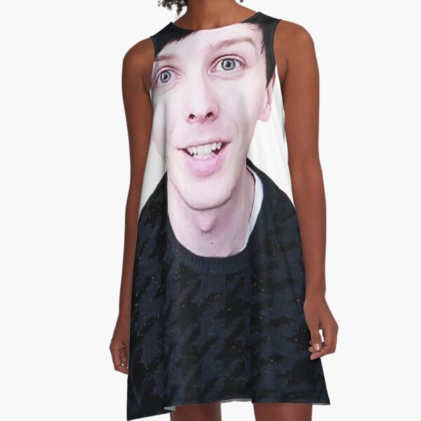 Phil Lester Youtuber From Dan And Phil A-Line Dress