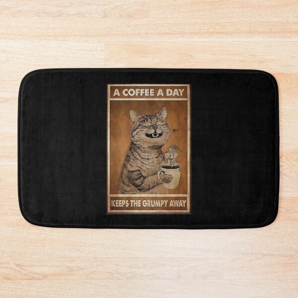 Item preview, A Coffee A Day Keep The Grumpy Away Cat Lover designed and sold by Delmonico2022.